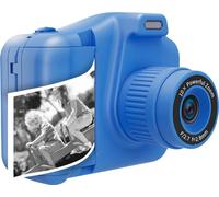 Denver KPC-1370 Bleu Appareil photo pour enfants avec fonction d'impression et lentille selfie - carte MicroSD 64 Go incluse