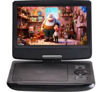 Denver Lecteur DVD portable pour la voiture - 10 pouces - support pour appuie-tête inclus - USB - écran rotatif - Modèle 2023 - MT1097