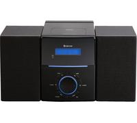 Denver MCA-240 Chaîne stéréo AUX, CD, FM, fonction réveil, avec télécommande 2 x 20 W noir