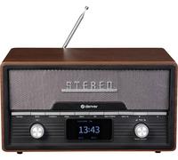 Denver Radio Dab Lecteur CD - Radio Vintage - Bluetooth - 20 Stations préréglées - Dab/FM/AUX - MDA525DW