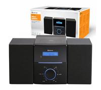 Denver MCA-240 Chaîne stéréo AUX, CD, FM, fonction réveil, avec télécommande 2 x 20 W noir