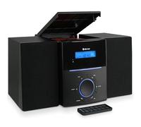 Denver MCA-240 Chaîne stéréo AUX, CD, FM, fonction réveil, avec télécommande 2 x 20 W noir