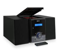 Denver Mini Chaîne HiFi Dab+ avec CD, Bluetooth et USB | Mini chaîne HiFi Bluetooth : DAB+/FM, 60 présélections, CD, USB-MP3, AUX, casque et 2 × 5 W RMS