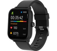 Montre connectée avec GPS, capteur de fréquence cardiaque et d'oxygène, noire