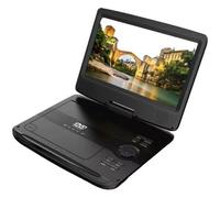 Denver MT-1097 Lecteur DVD portable 25.4 cm 10 pouces CEE: C (A - G) fonctionnement sur batterie, avec câble de connexion Auto 12 V noir