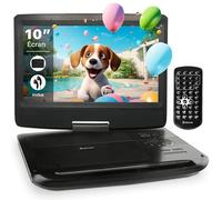 Denver MT-1097 Lecteur DVD portable 25.4 cm 10 pouces CEE: C (A - G) fonctionnement sur batterie, avec câble de connexion Auto 12