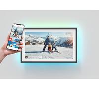 Cadre photo numérique - DENVER - PFF-1081 - Rétroéclairé - FRAMEO - Noir