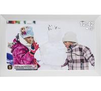 Denver PFF-1504W Cadre photo numérique Wi-Fi 15,4" avec contrôle par application, écran tactile et écran IPS Full HD, stockage cloud et prise en charge USB/SD, diaporama automatique, design moderne