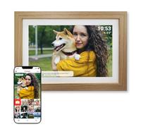 Denver Cadre photo numérique PFF-1543LW – Écran tactile 15,6 pouces Full HD Wi‑Fi Bois clair