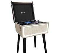 Denver Platine Vinyle Vintage Bluetooth - Enceintes Intégrées - Tourne Disque - 3 Vitesses - 33/45/78 - Arrêt Automatique - VPR250