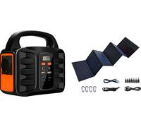 Denver PPS-42000 Station d'alimentation portable avec panneau solaire - 42000mAh, 155Wh, lampe LED, USB & QC 3.0