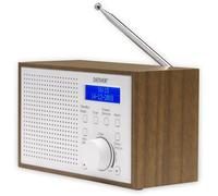 Denver DAB-46WHITE Internet Analogique et numérique Marron, Blanc