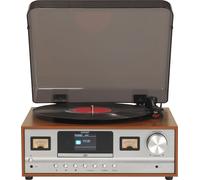 Denver Retro Musik Center avec DAB+, platine disque, Bluetooth MRD-52LIGHTWOOD