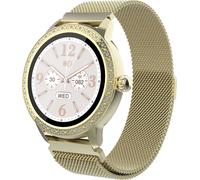DENVER SW-360 - Gold - montre intelligente avec bracelet en maille - écran 3.1 cm (1.22") - Bluetooth
