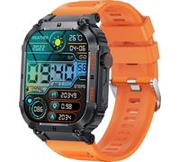 Denver SWC-191O Smartwatch - Montre de fitness multifonctionnelle avec fonction d'appel, mesure de la fréquence cardiaque et de la pression artérielle, IP67