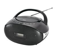Denver Boombox TC-29 – Lecteur CD, Radio FM, Écran LCD, Haut-parleurs stéréo 2x1W, Noir