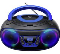 Denver Radio-lecteur CD TDB-212BU – DAB+/DAB/FM, Bluetooth, USB et AUX – Bleu