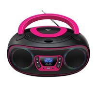 Denver TDB-212P Radio-lecteur CD DAB+, DAB, FM AUX, USB, Bluetooth, CD noir, rose