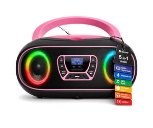Denver TDB-212P Lecteur CD Personnel Rose