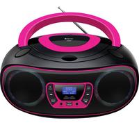 Denver TDB-212P Radio-lecteur CD DAB+, DAB, FM AUX, USB, Bluetooth, CD noir, rose
