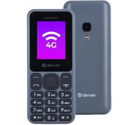 Denver Téléphone Senior Portable 4G - Débloqué - avec Grandes Touches - GSM - Bluetooth - Double SIM - FAS1860L