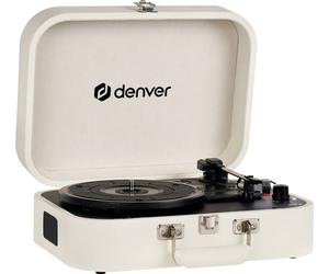 Denver VPL-130 Platine USB blanc crème