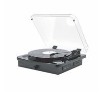 Denver VPL-230B Platine vinyle rétro avec Dual Bluetooth, entrée USB/SD et haut-parleurs intégrés