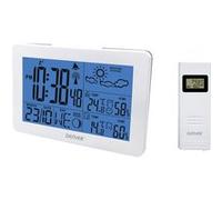 Denver Station météo WS-530WHITE – Thermo‑hygromètre int./ext., prévisions, réveil – Blanc