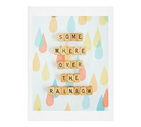 Deny Designs Happee Monkee Somewhere Over The Rainbow Art Print 4