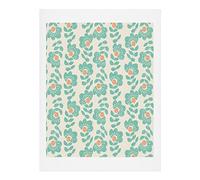 Deny Designs Wendy Kendall Lovisa Aqua Art Print 4