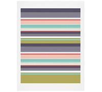 Deny Designs Wendy Kendall Multi Stripe Art Print 3