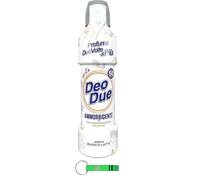 DEO DUE Adoucissant blanc laiteux - Assouplissant concentré, idéal pour tous les vêtements, 50 lavages 12 x 1 l + Beni Culinari Porte-clés gratuit