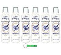 DEO DUE Adoucissant blanc laiteux - Assouplissant concentré, idéal pour tous les vêtements, 50 lavages, 6 x 1 litre + porte-clés Beni Culinari