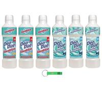 DEO DUE Fiori d'Acqua Pack de test 3 x lessive 1 l + 3 x adoucissant concentré 1 l + Beni Culinari Porte-clés gratuit