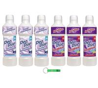 DEO DUE Pack test Fleur Oriental 3 x lessive 1 l + 3 x adoucissant concentré 1 l + porte-clés Beni Culinari