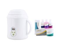 Deo Kit de chauffe-cire électrique professionnel 1000 cc à chaleur rapide - Épilation à la cire corps des jambes pour esthéticienne, salon universitaire - 030407