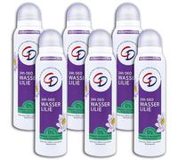 Deo Spray déodorant en spray sans aluminium pour 24 heures de protection dans le sac de préhension - 150ml x Lot de 6