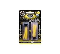 GS27 - Désodorisant Voiture en Plastique Souple Déocar Origin - Parfum Voiture 100 % Français - Monoï
