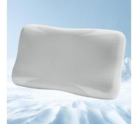 Deodar Oreiller en Mousse à mémoire de Forme avec Housse en Gel Oreiller rafraîchissant Oreiller Ergonomique Confort Doux et Respirant Oreiller de Sommeil (60cmx36cmx11cm/9cm) Grau