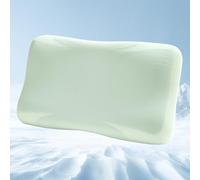 Deodar Oreiller en Mousse à mémoire de Forme avec Housse en Gel Oreiller rafraîchissant Oreiller Ergonomique Confort Doux et Respirant Oreiller de Sommeil (60cmx36cmx11cm/9cm) Vert