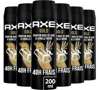 Déodorant - Axe - Gold - 48h Non-Stop - Parfum Bois De Oud - Lot De 6x200ml