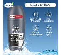 Déodorant en bille invisible Dove pour hommes, 50ml ABS
