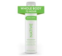 Déodorant en spray pour tout le corps Native, contient des ingrédients d'origine naturelle. Déodorant pour femmes et hommes | Protection anti-ode