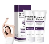 Déodorant Everywhere avec probiotiques, crème déodorante pour les aisselles, supplément déodorant pour le corps, crème déodorante pour tout le corps Native, aide à améliorer la peau (2 pièce)