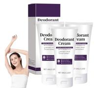Déodorant Everywhere avec probiotiques, crème déodorante pour les aisselles, supplément déodorant pour le corps, crème déodorante pour tout le corps Native, aide à améliorer la peau (3 pièce)