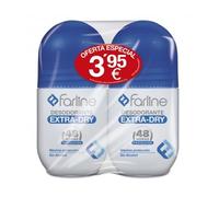 Déodorant extra sec à bille Farline 2x50ml