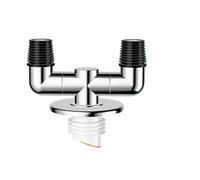 Déodorant for machine à laver avec descente de gouttière, tuyau d'évacuation trois têtes traversant le sol, joint spécial trop-plein, shunt voies(Type A)