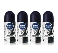 Déodorant invisible black&white power NIVEA For Men bille 4x50ml