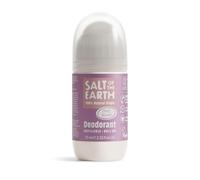 Natural Deodorant Roll On by Salt of the Earth, Peony Blossom - Refillable, Vegan, Long Lasting Protection, Leaping Bunny Approved, Made in the UK - 75ml