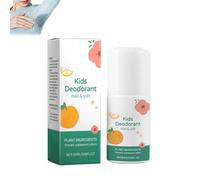 Déodorant naturel pour enfants et adolescents, roll-on contre la transpiration, rouleau de déodorant doux pour protéger la peau, prévenir la peau sèche, hypoallergénique, déodorant corporel, frais (1